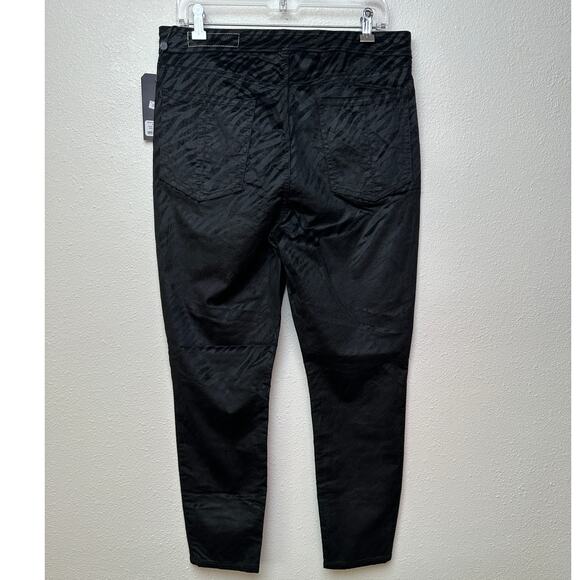 NWT Rag & Bone Nina High-Rise Ankle Skinny Pants Black Zebra 32 - Picture 4 of 14